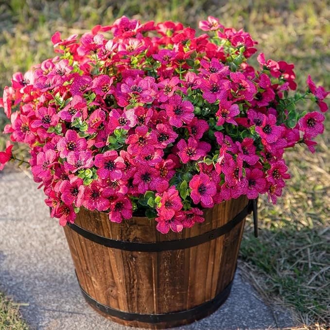 🌸Artificial Flowers Fake Plants for Outdoors Decoration🌱