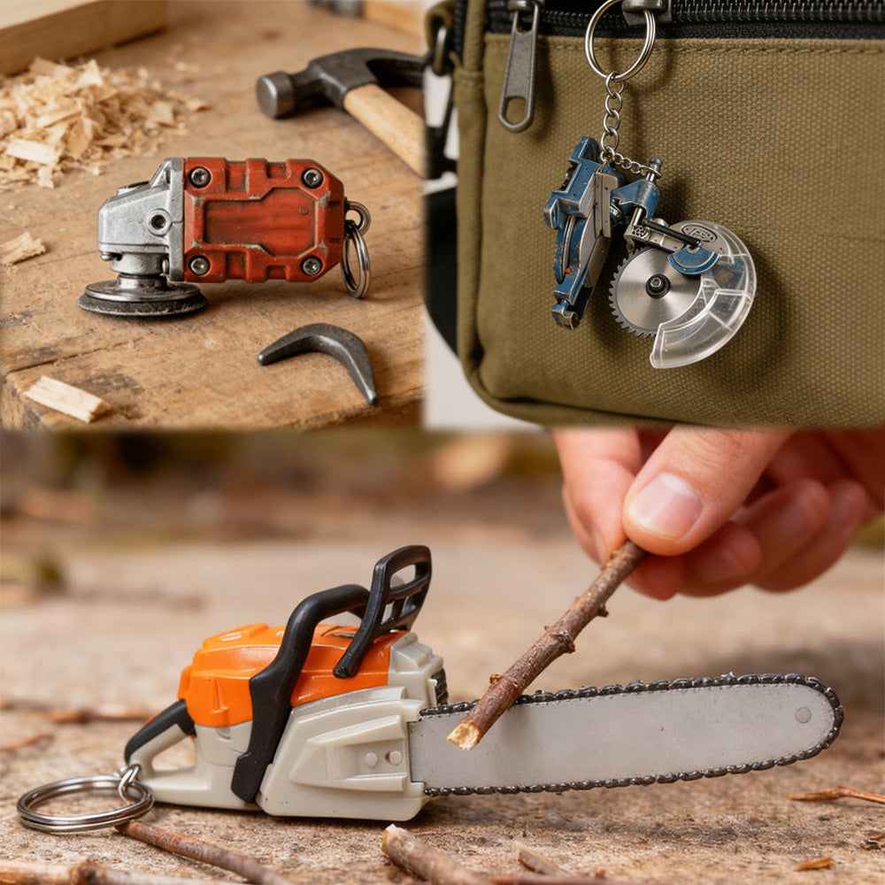 🎉Last Day Promotion 50% OFF 🔥-Mini Functional Power Tool Keychain Set