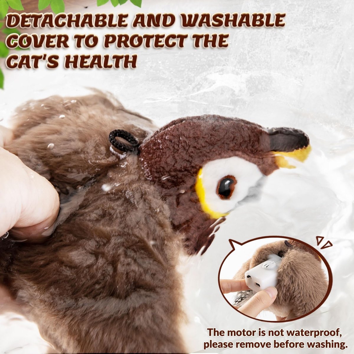 🔥Last Day 40% OFF - 🐾Interactive Chirping Bird Cat Toy