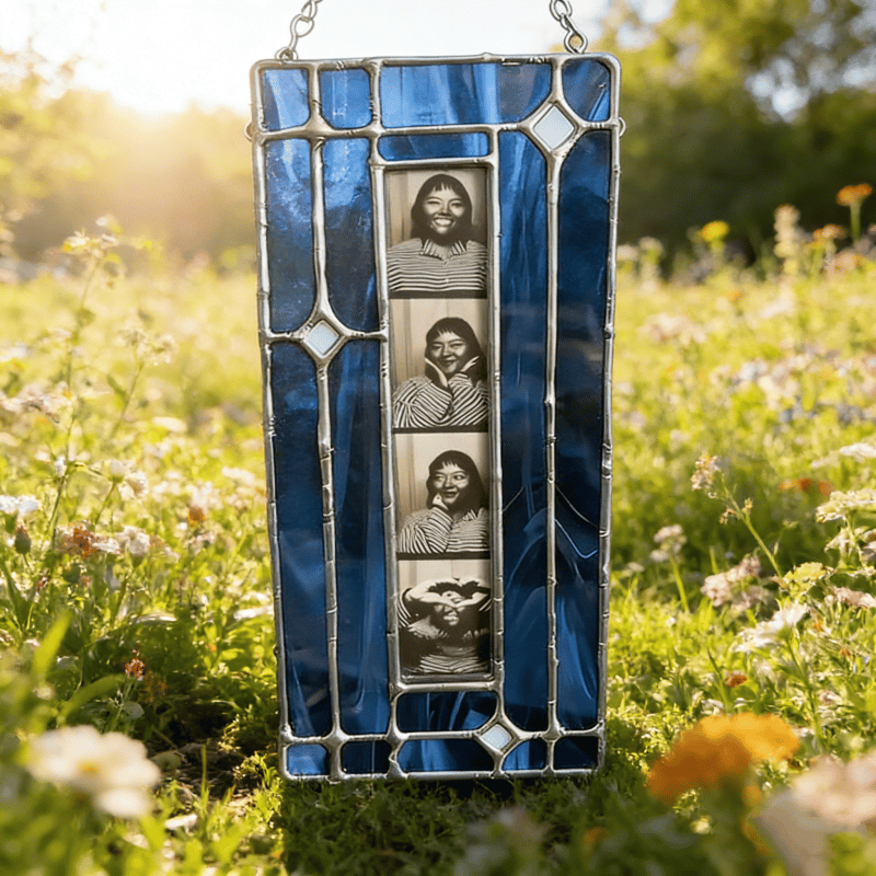 ✨Handmade Stained Glass Photobooth Frame