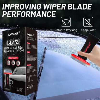 🚗🧼 Pryxo™Automotive Oil Film Cleaning Brush for Car Windows – Glass Cleaning Board