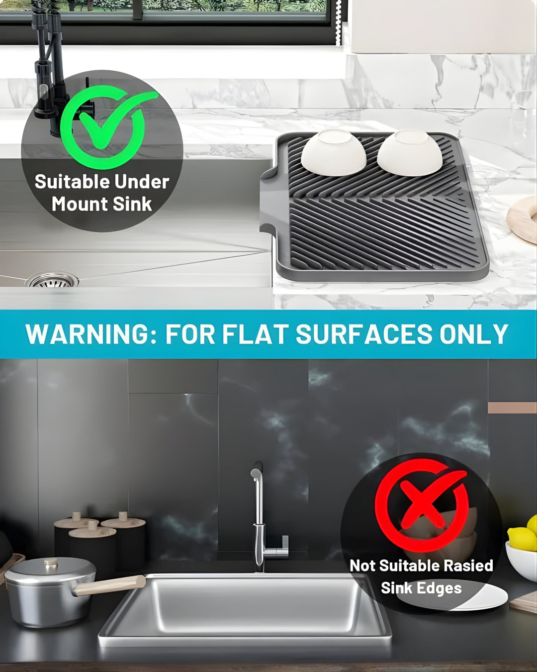 SmartDry Silicone Dish Drying Mat