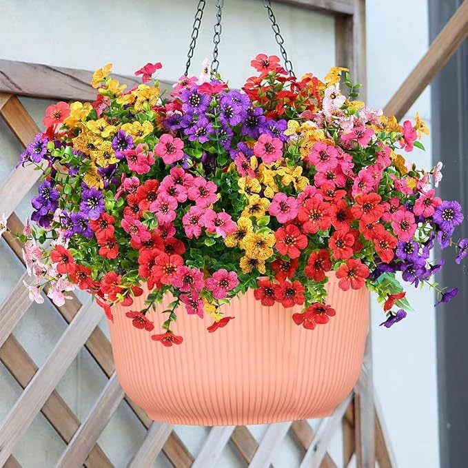 🌸Artificial Flowers Fake Plants for Outdoors Decoration🌱
