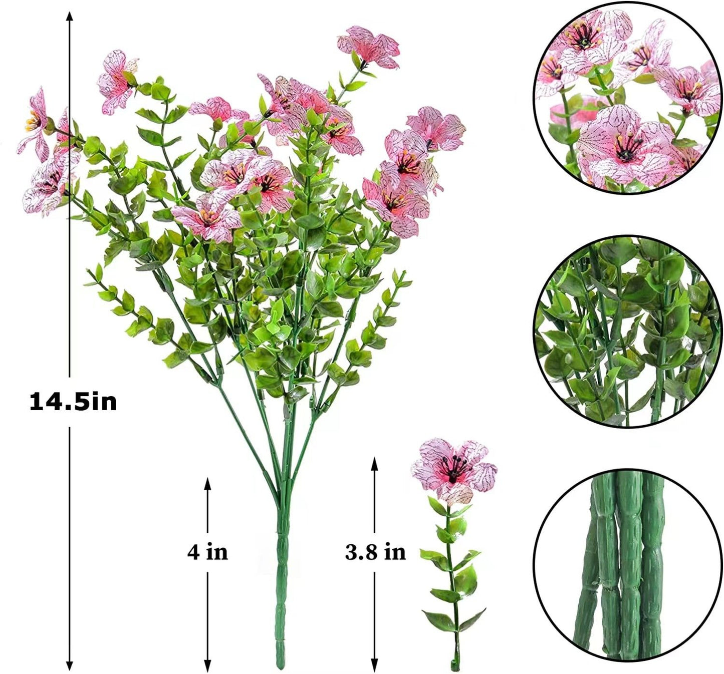 🌸Artificial Flowers Fake Plants for Outdoors Decoration🌱