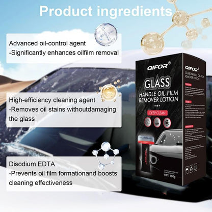🚗🧼 Pryxo™Automotive Oil Film Cleaning Brush for Car Windows – Glass Cleaning Board