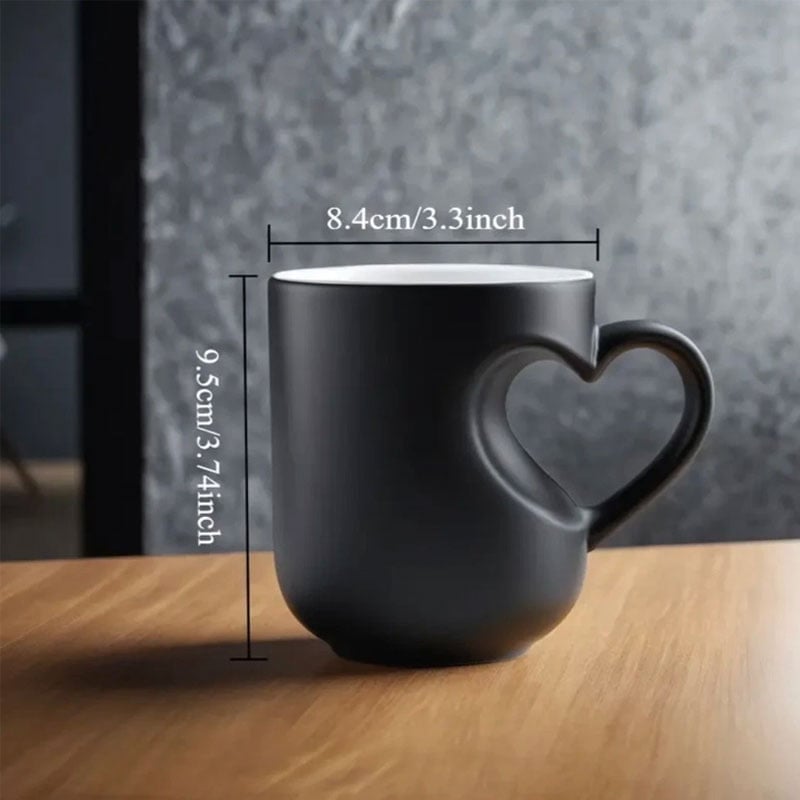 💖Heart-shaped Color-changing Ceramic Mug