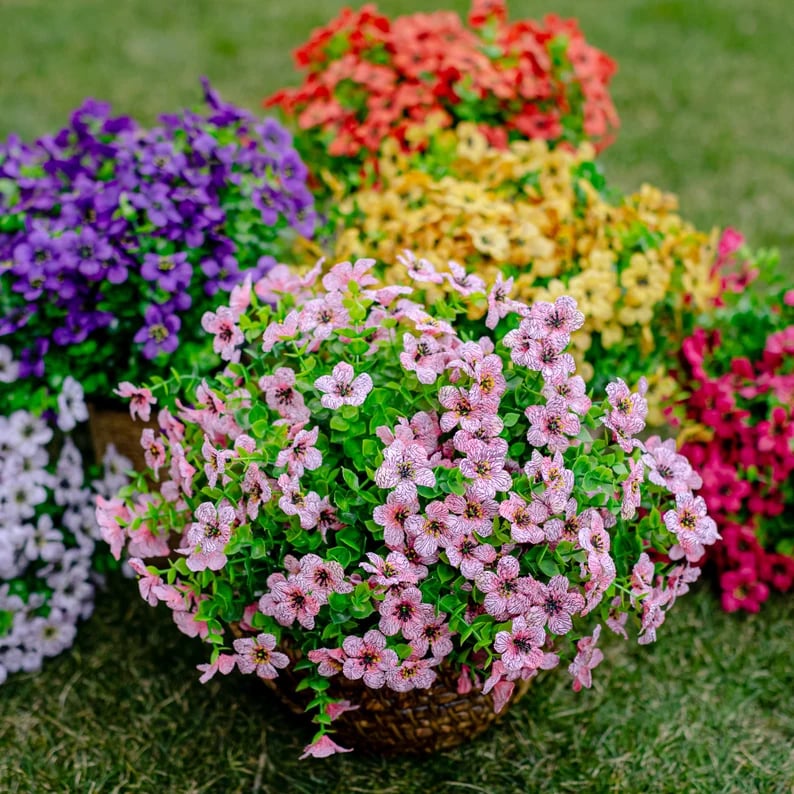🌸Artificial Flowers Fake Plants for Outdoors Decoration🌱
