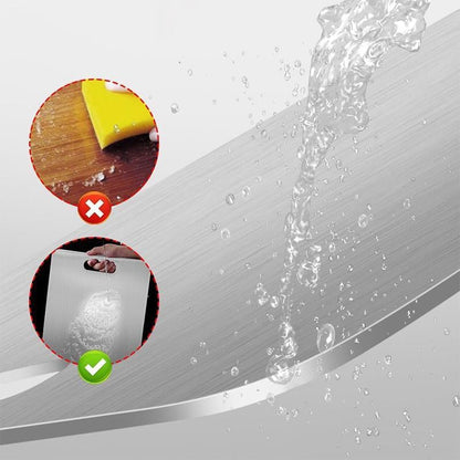 🏆Flash Sale⚡ 50K+ SOLD! Almost Gone-💥🎉🔥Stainless Steel Double Sided Chopping Board,Best Gifts