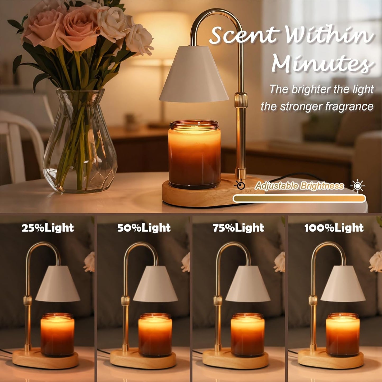 Aromatherapy Candle Warmer Lamp ✨ DIY Your Own Scent 🌿🕯️
