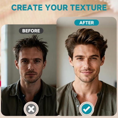 Voluminous Wide-toothed Hair Comb Men's Fluffy Texture