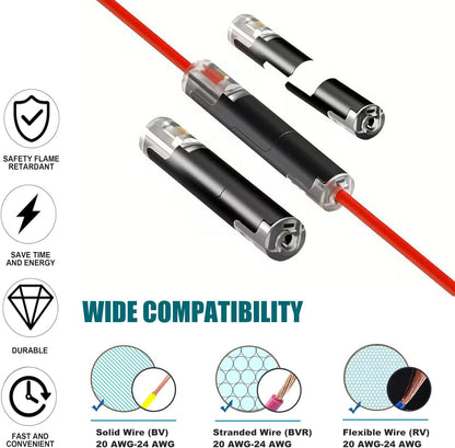 Quick Wiring🔌Double-Wire Plug-in Connector Led Light Strip Connectors 2 Pin