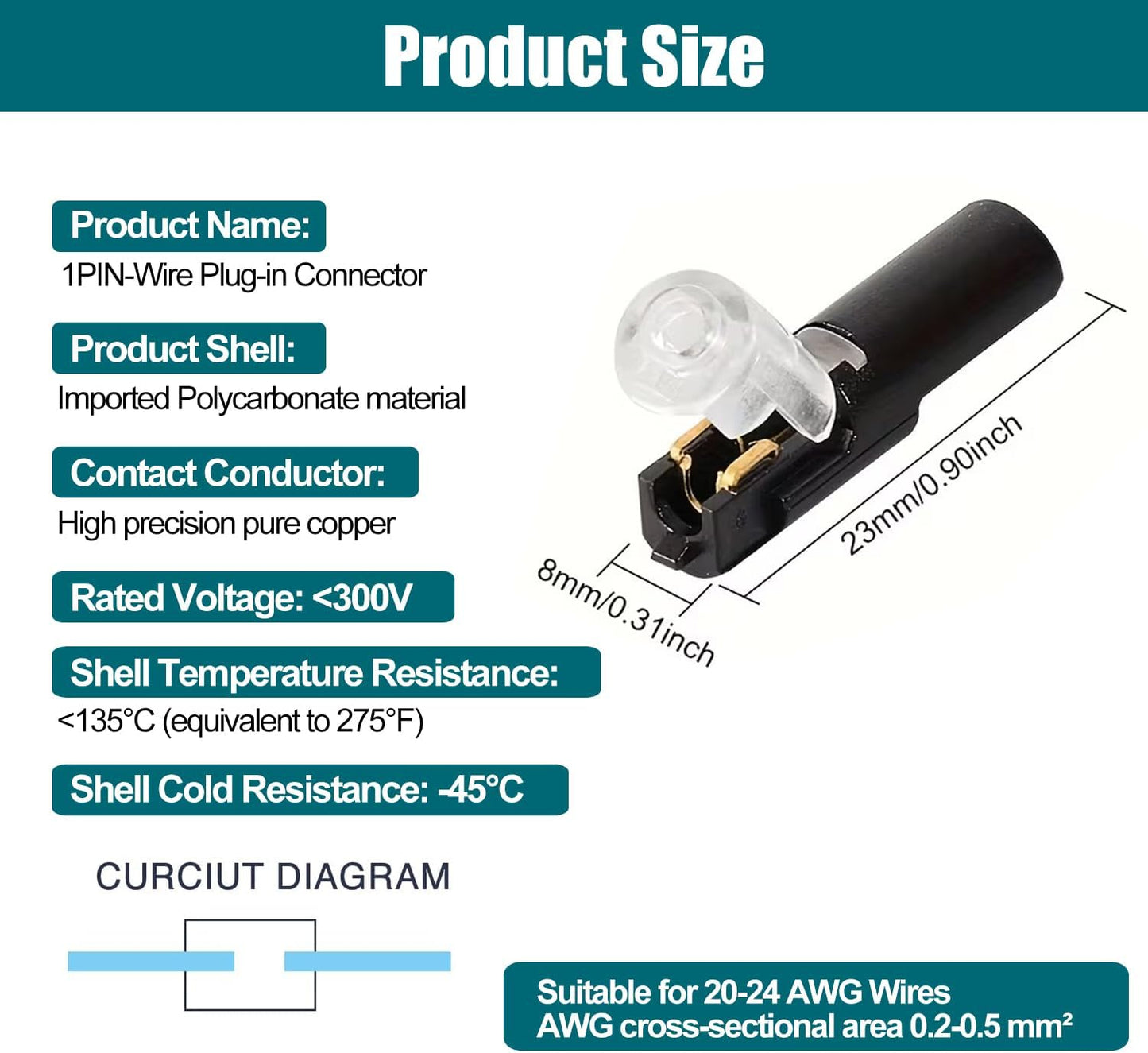 Quick Wiring🔌Double-Wire Plug-in Connector Led Light Strip Connectors 2 Pin