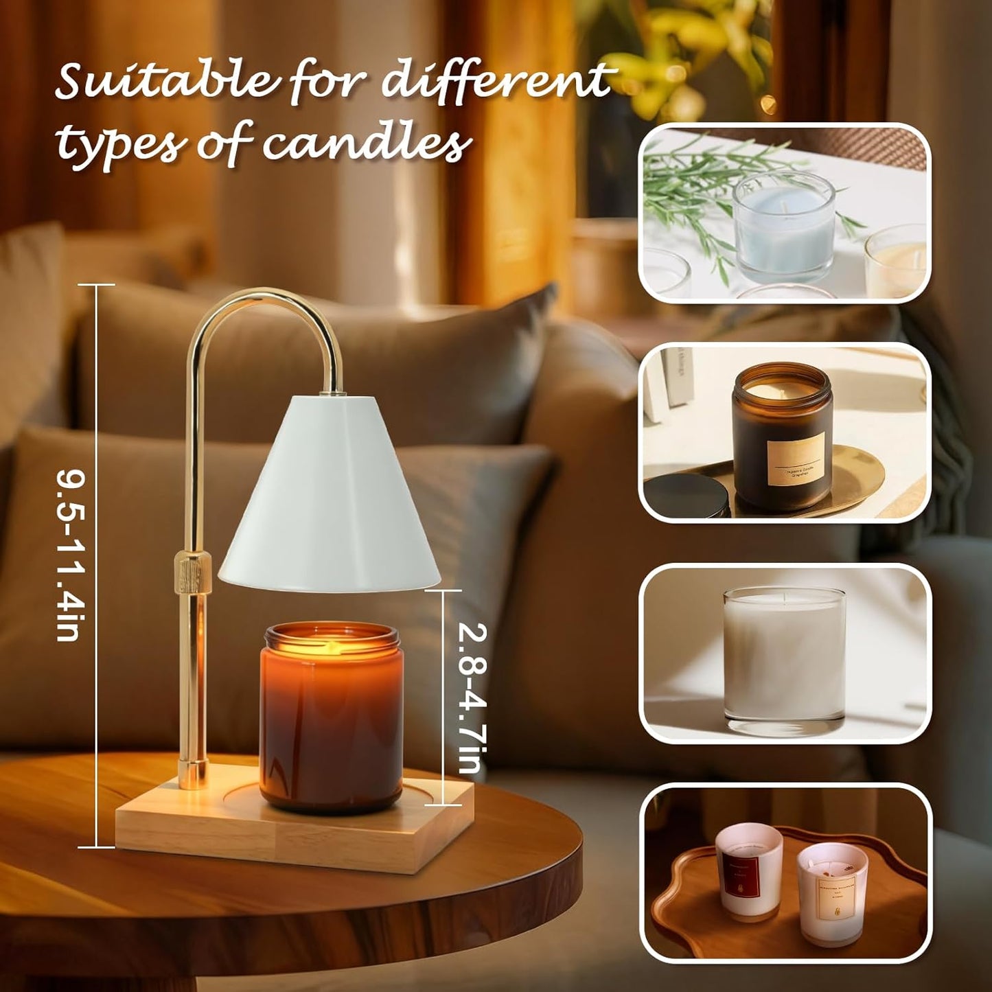 Aromatherapy Candle Warmer Lamp ✨ DIY Your Own Scent 🌿🕯️