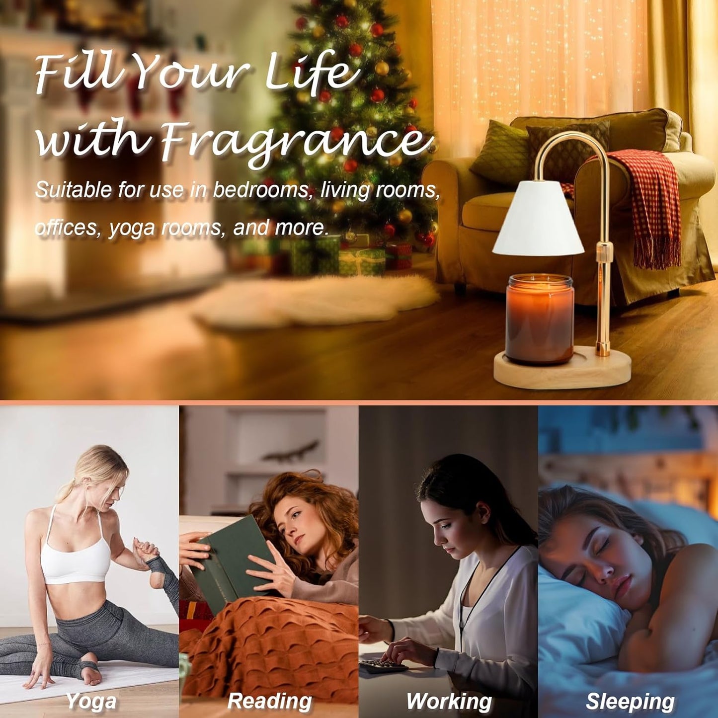 Aromatherapy Candle Warmer Lamp ✨ DIY Your Own Scent 🌿🕯️