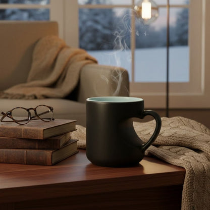 💖Heart-shaped Color-changing Ceramic Mug