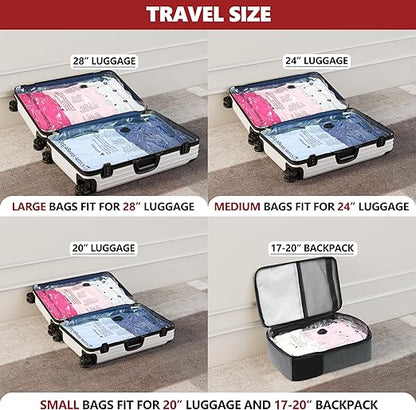 🏆⚡ 50K+ SOLD! Cordless Travel Vacuum Storage Compression Bag