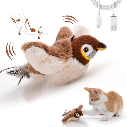 🔥Last Day 40% OFF - 🐾Interactive Chirping Bird Cat Toy