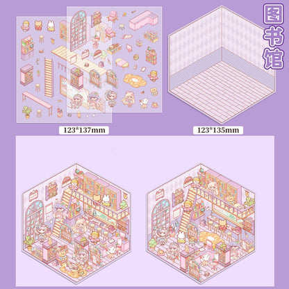 ✨2024 Hot-Selling DIY 3D House Stickers