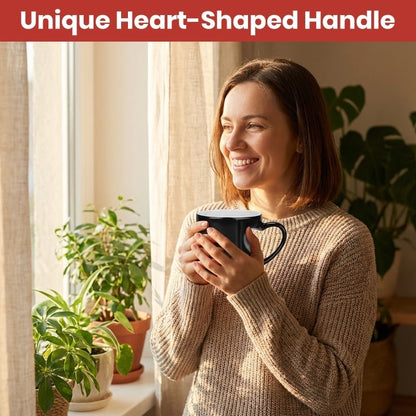 💖Heart-shaped Color-changing Ceramic Mug