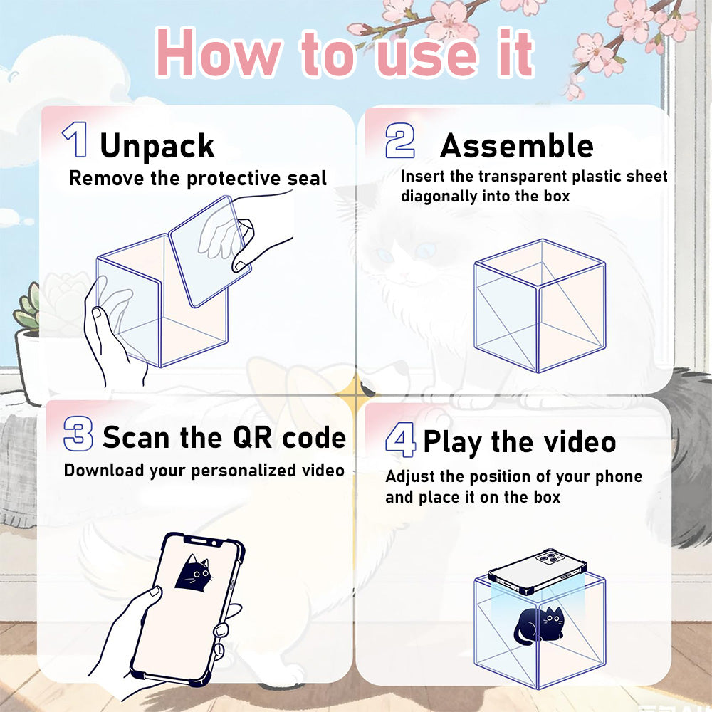 Pet Holographic Digital Video Projection Room