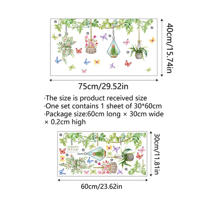 ✨LAST DAY: 49% OFF! - 💐Colorful Floral Bouquet Window Sticker🖼️(Cut to size freely)