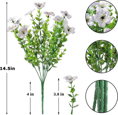 🌸Artificial Flowers Fake Plants for Outdoors Decoration🌱