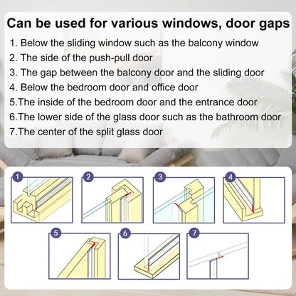 🔥 Weather Stripping Door Seal Strip (5M/16.4FT)
