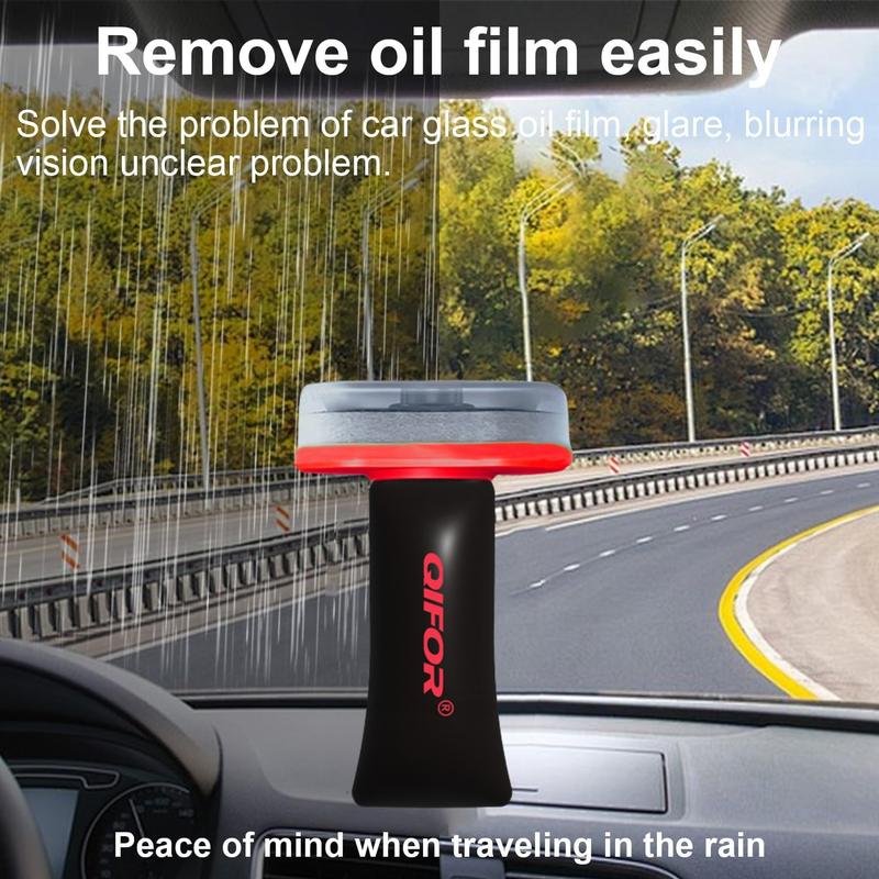 🚗🧼 Pryxo™Automotive Oil Film Cleaning Brush for Car Windows – Glass Cleaning Board