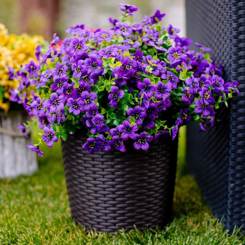 🌸Artificial Flowers Fake Plants for Outdoors Decoration🌱