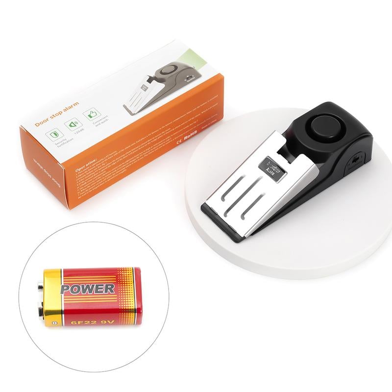 🔥New Year Picks 49% OFF🚨Home Security Door Stopper Alarm - Easy to Install No Tools Needed, 3 Sensitivity Modes, 120DB Loud Anti-Theft Alarm