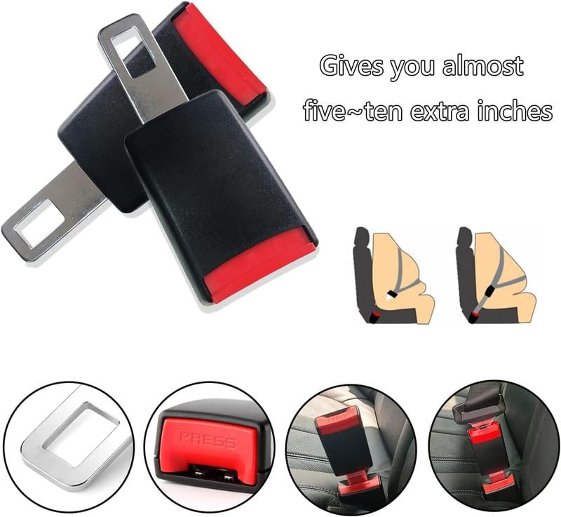 🔥⏰Final 6 Hours: Buy 1 Get 1 Free🎉Car Belt Buckle Extension Seat Belt Clips⚡