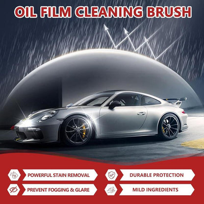 🚗🧼 Pryxo™Automotive Oil Film Cleaning Brush for Car Windows – Glass Cleaning Board
