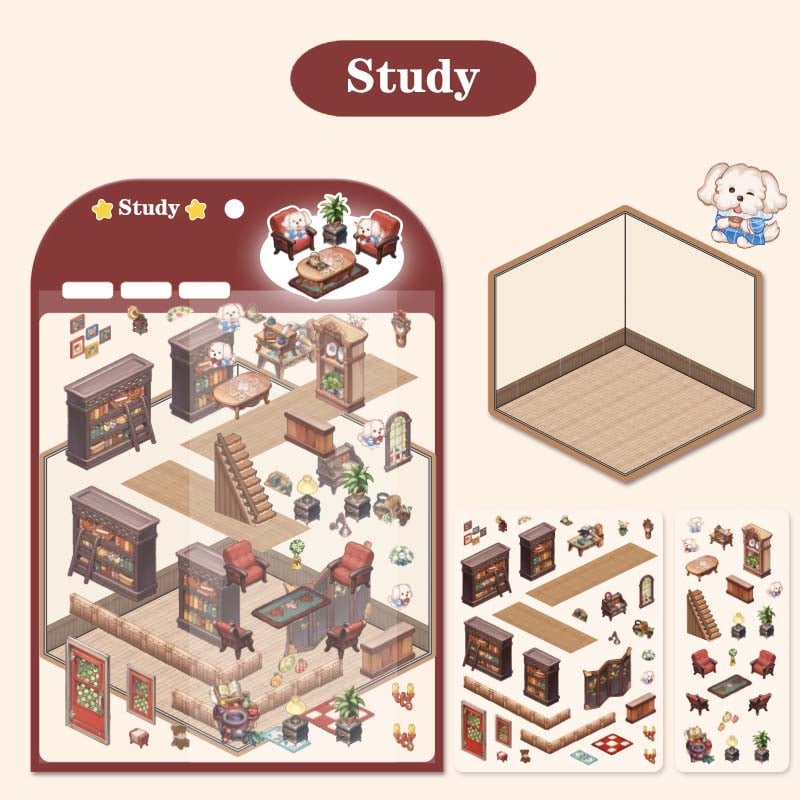 ✨2024 Hot-Selling DIY 3D House Stickers