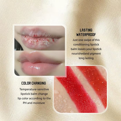 Transferproof Color-Changing Lipstick💄CrystalClear Color Alchemy 💋 Auto-Tints on Contact!
